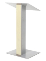 Urbann Wood and Aluminum Lectern Y5 - Unfinished