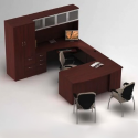 Global Office Executive Desk ZIRA - Computer Desk Suite ZL-6 - Left hand side application