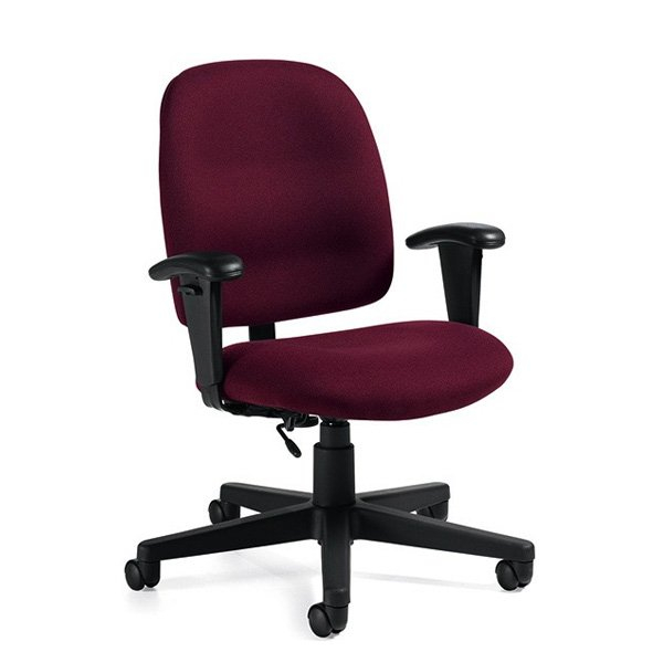 Global Granada 3255 Chaise durable à haut rendement - Silhouette - Bordeaux SL32