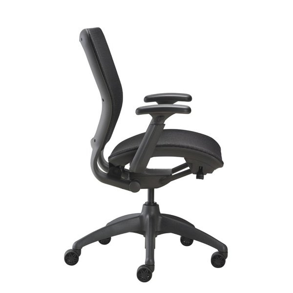Nightingale Chaise dossier moyen en filet - WXO 5800 - noir