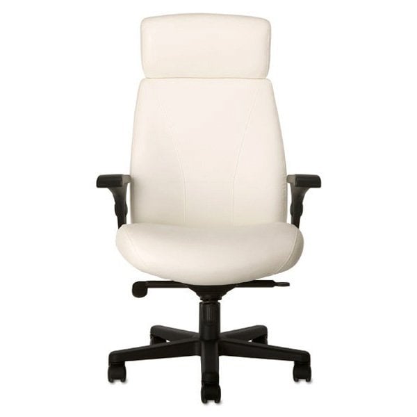 Nightingale Presider 7700 Fauteuil de bureau exécutif avec appui-tête - Cuir Princess Ivoire