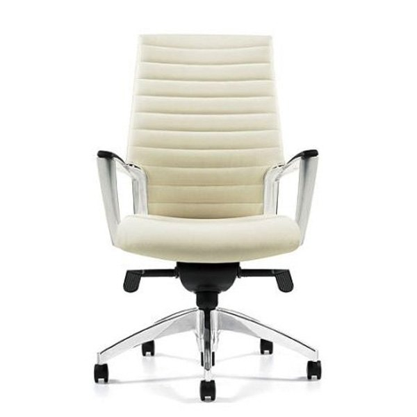 Global Accord 2670-2 Fauteuil de bureau à haut dossier - Sable blanc SO45