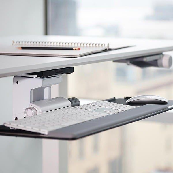 Humanscale - Support à clavier pour table Float - Blanc