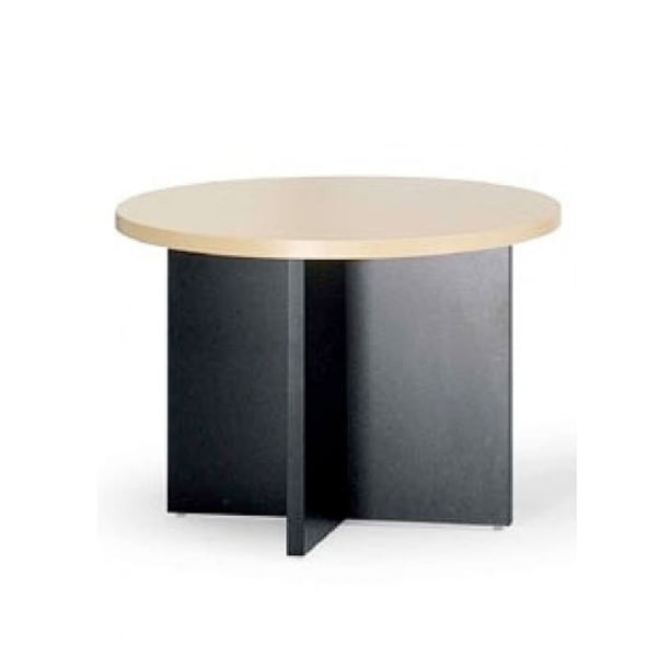 Lacasse Concept 400E - Table ronde en mélamine avec base en croix
