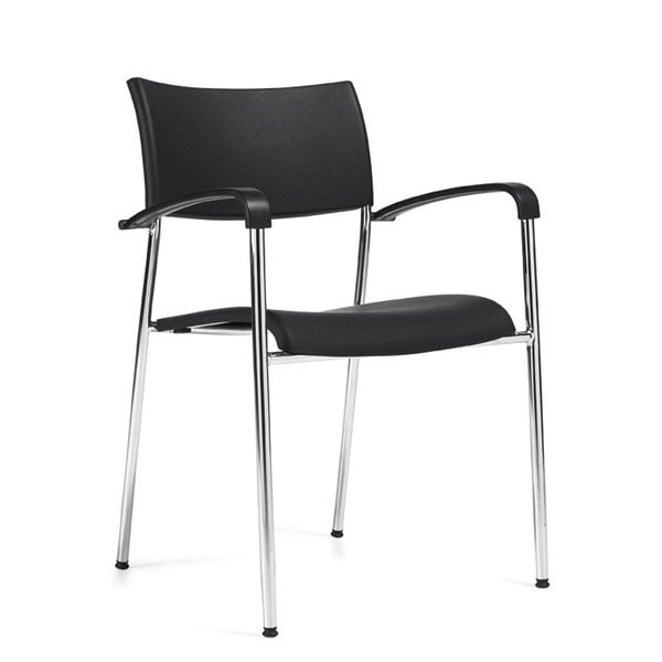 Global Dori OTG1210BK Stacking armchair