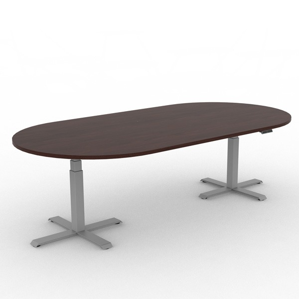 ErgoCentric Oval Standing Conference Table - UpCentric