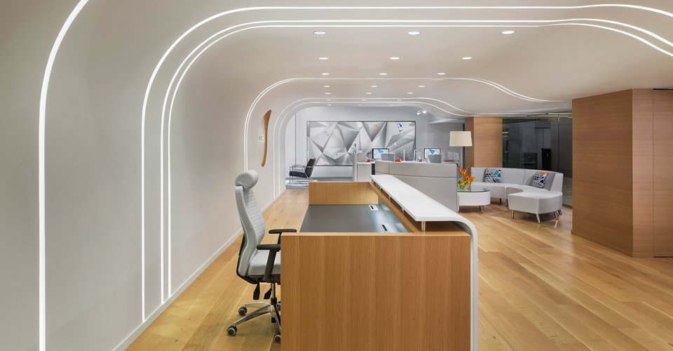 A reception suite that delivers a great first impression