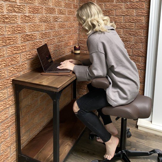 HAG Capisco Ergonomic Chair - Brown Leather