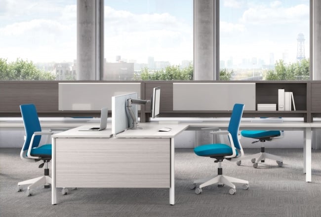 Global Contract Bridges | Open Space Benching System